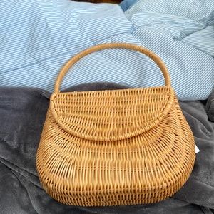 Top shop woven bag